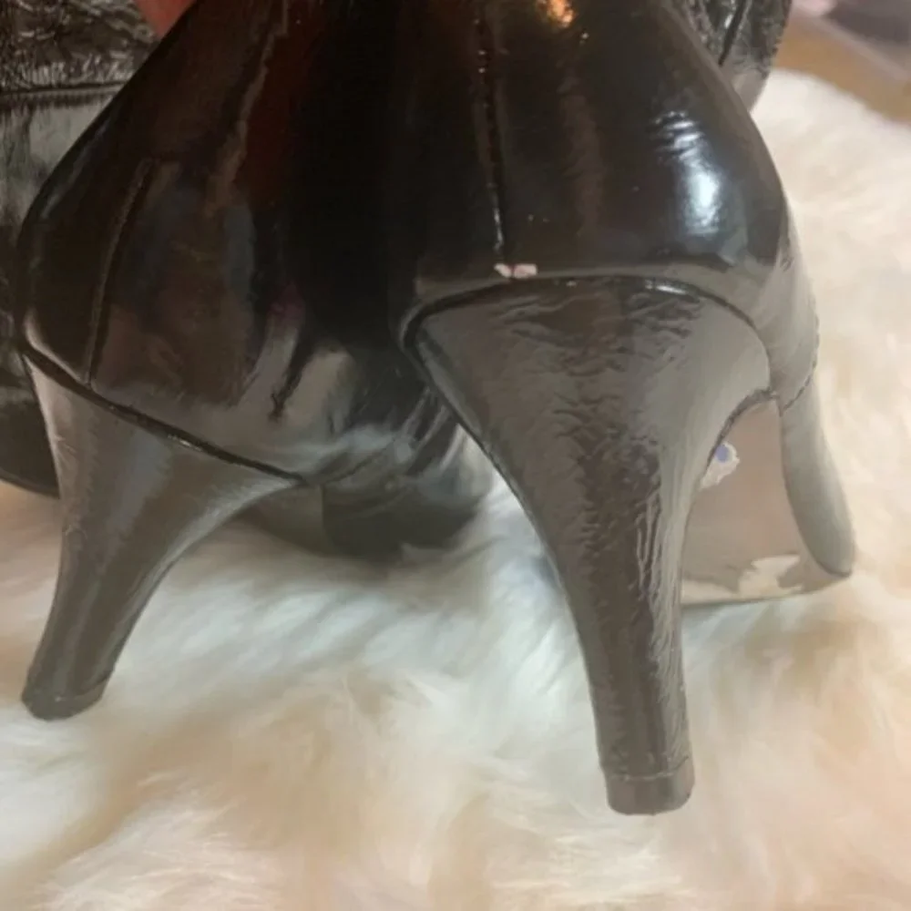 ISOLA ODALIA Crinkle Leather Boots sz 6.5 - Picture 8 of 8